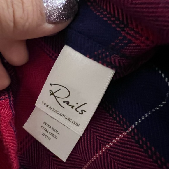 Rails Hunter Top in Red cherry size XS - Picture 4 of 6